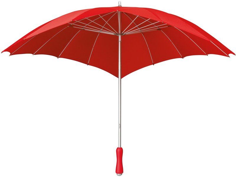IMPLIVA - Hartvormige paraplu registered design - Handopening - Windproof - 110 cm IMPLIVA - Hartvormige paraplu registered design - Handopening - Windproof - 110 cm