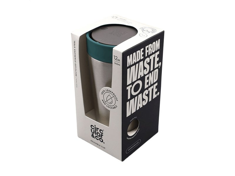 Circular&Co Recycled Stainless Steel Coffee Cup 340 ml Circular&Co Recycled Stainless Steel Coffee Cup 340 ml