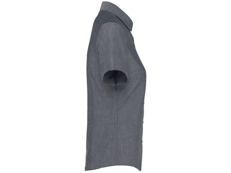 Kariban Dames oxford blouse korte mouwen Kariban Dames oxford blouse korte mouwen