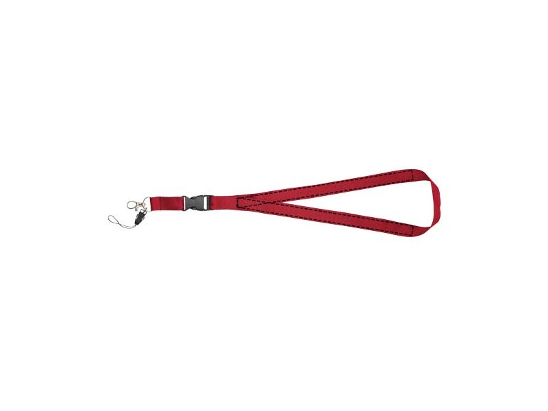 Sagan lanyard met afneembare gesp en telefoonhouder