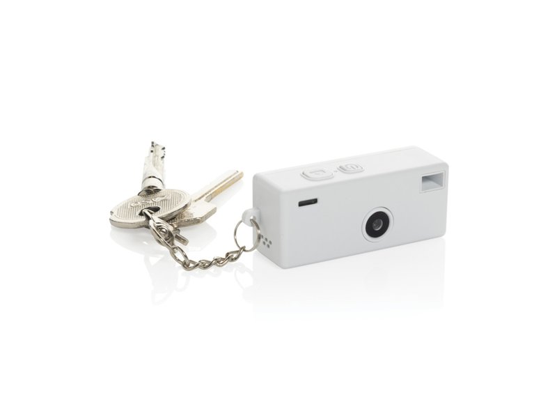 Cliq it gerecyclede plastic sleutelhangercamera Cliq it gerecyclede plastic sleutelhangercamera