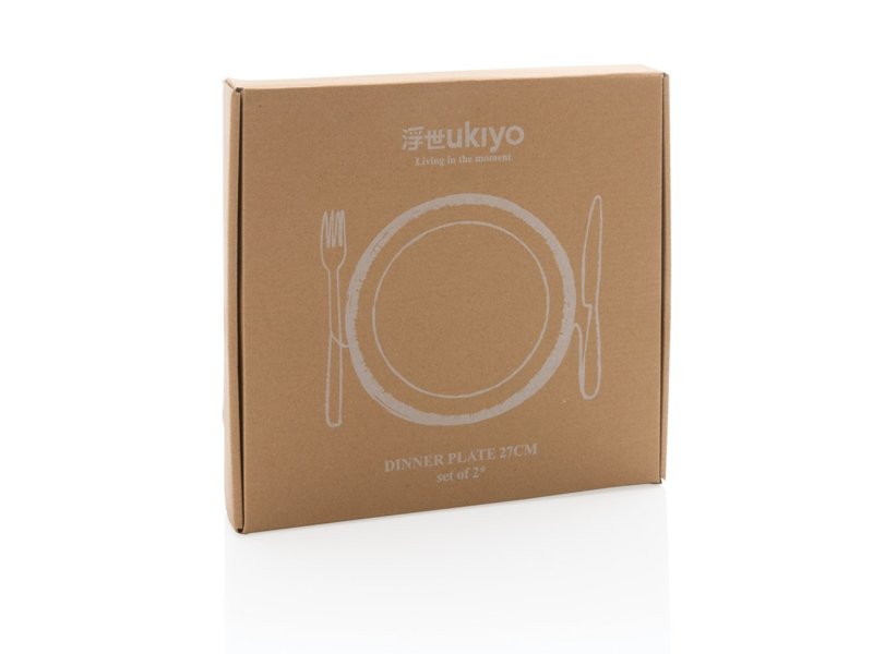 Ukiyo dinerborden set van 2 Ukiyo dinerborden set van 2