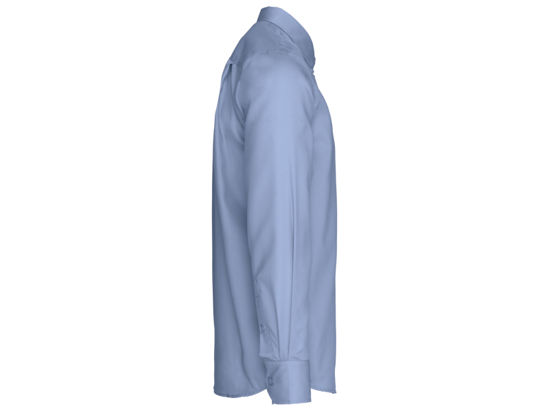 Kariban Heren non-iron overhemd lange mouwen