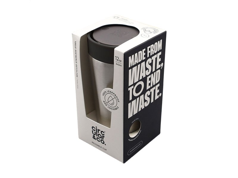 Circular&Co Recycled Stainless Steel Coffee Cup 340 ml Circular&Co Recycled Stainless Steel Coffee Cup 340 ml