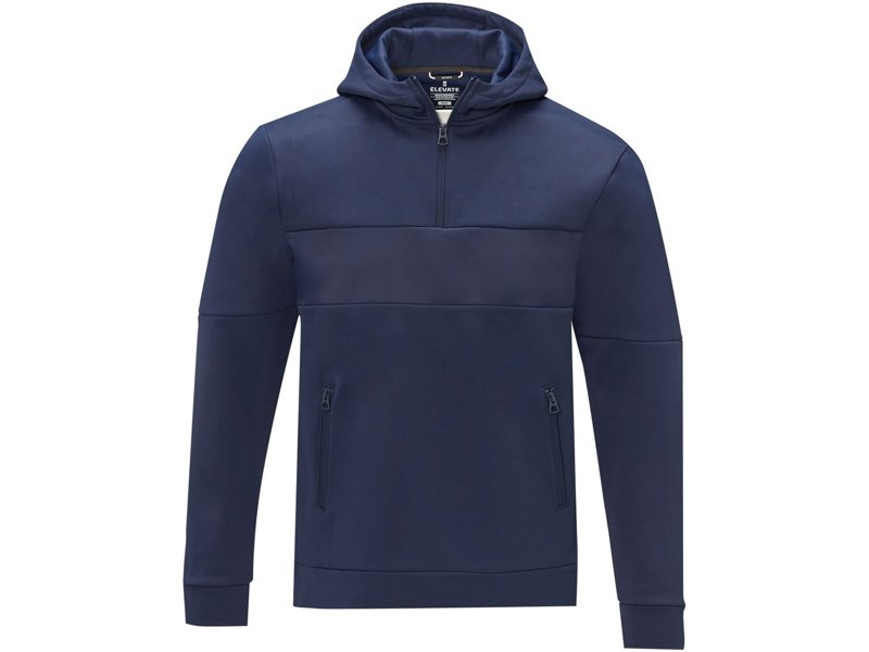 Sayan anorak heren sweater met halve rits en capuchon Sayan anorak heren sweater met halve rits en capuchon