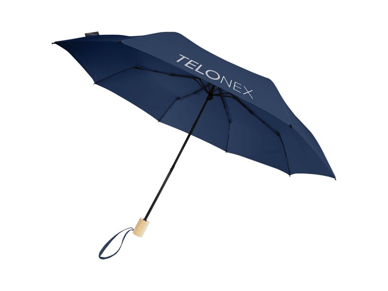 Birgit 21'' opvouwbare windproof gerecyclede PET-paraplu