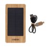 Sunwick 10.000 mAh bamboe solar powerbank