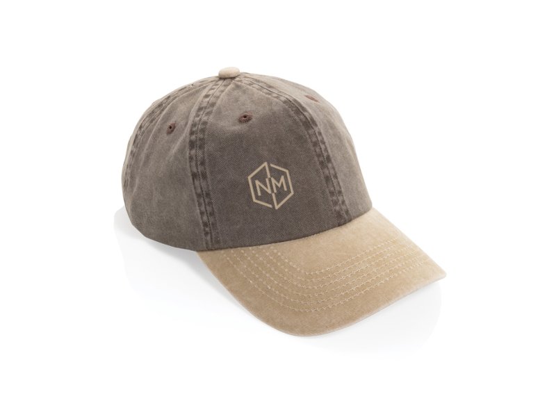 BEAU AWARE™ Washed 6 panel twill two tone cap BEAU AWARE™ Washed 6 panel twill two tone cap