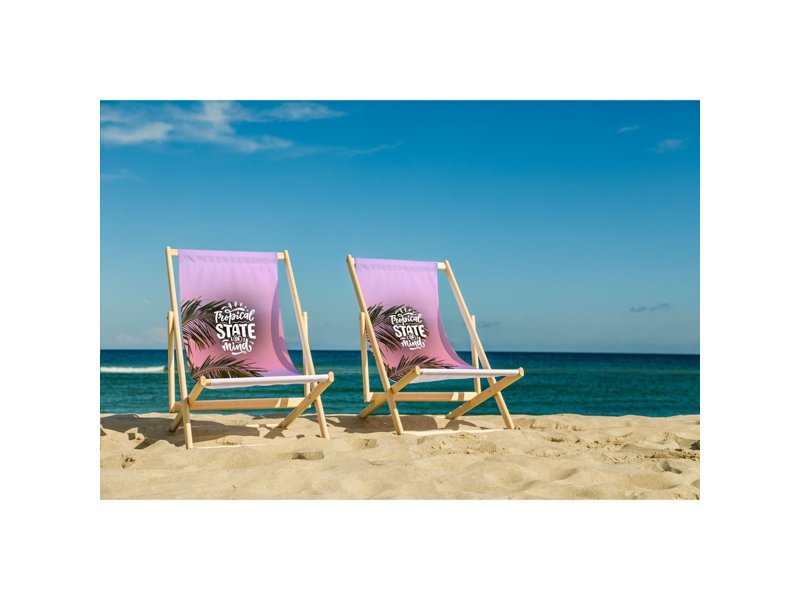 Strandstoel met logo 🖼️ » Promotie op het strand » Totziens Promotions