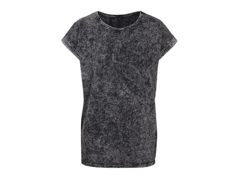 Build Your Brand - Ladies´ Acid Washed Extended Shoulder Tee Build Your Brand - Ladies´ Acid Washed Extended Shoulder Tee
