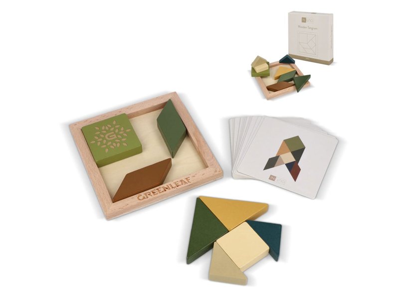 InSideOut FSC Houten Tangram think iq puzzle InSideOut FSC Houten Tangram think iq puzzle