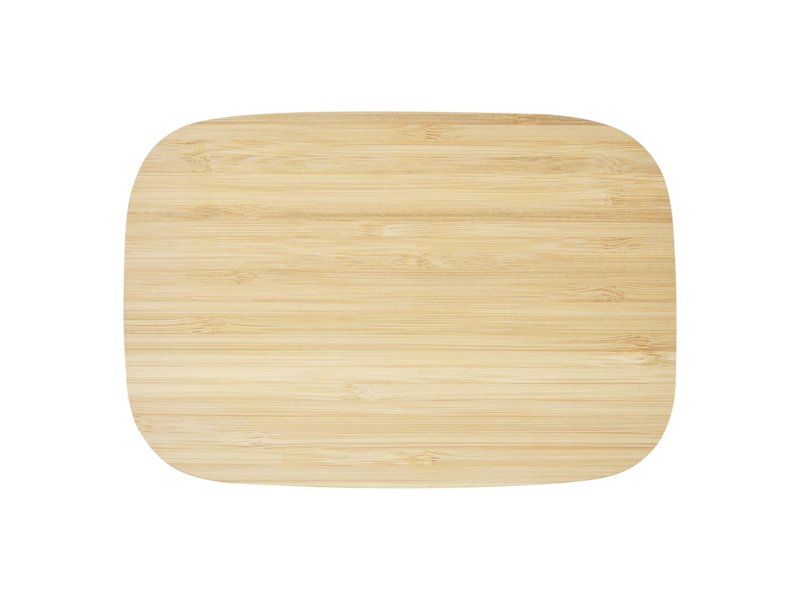 Tite roestvrijstalen lunchtrommel met bamboe deksel