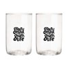 Rebottled® Tumbler 2-pack set glazen Rebottled® Tumbler 2-pack set glazen