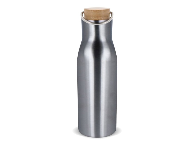 Thermo fles met bamboe deksel 500ml