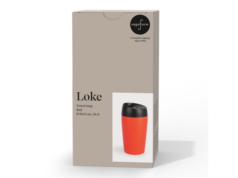 Sagaform Loke dubbelwandige mok met rubberen Coating 240ml