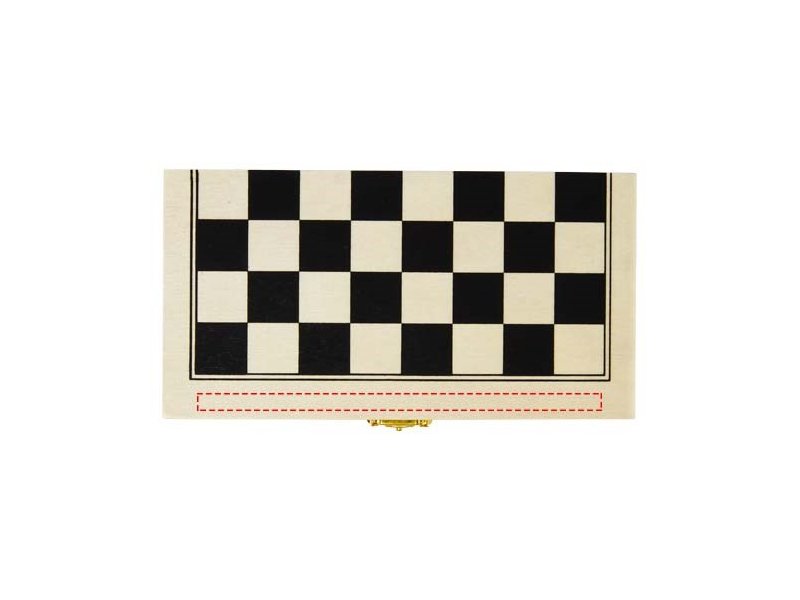 King houten schaakspel