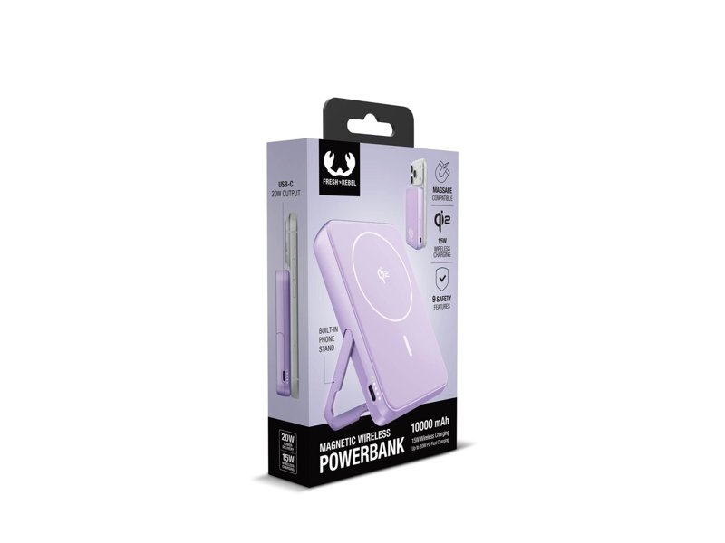 Fresh 'n Rebel Draadloze Powerbank 10000mAh Geschikt voor MagSafe