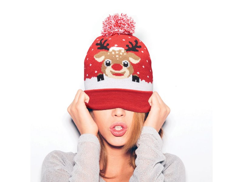 Gebreide kerstmuts Shimas