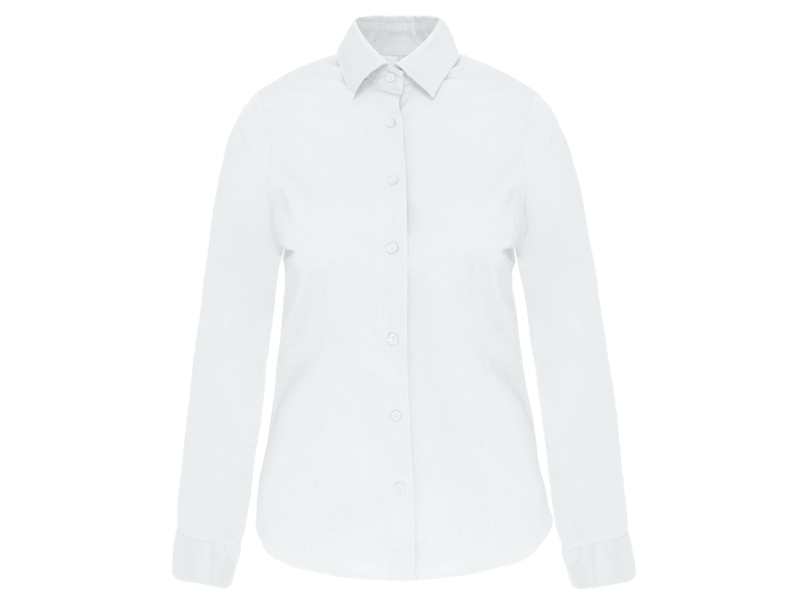 Kariban Dames stretch blouse lange mouwen Kariban Dames stretch blouse lange mouwen