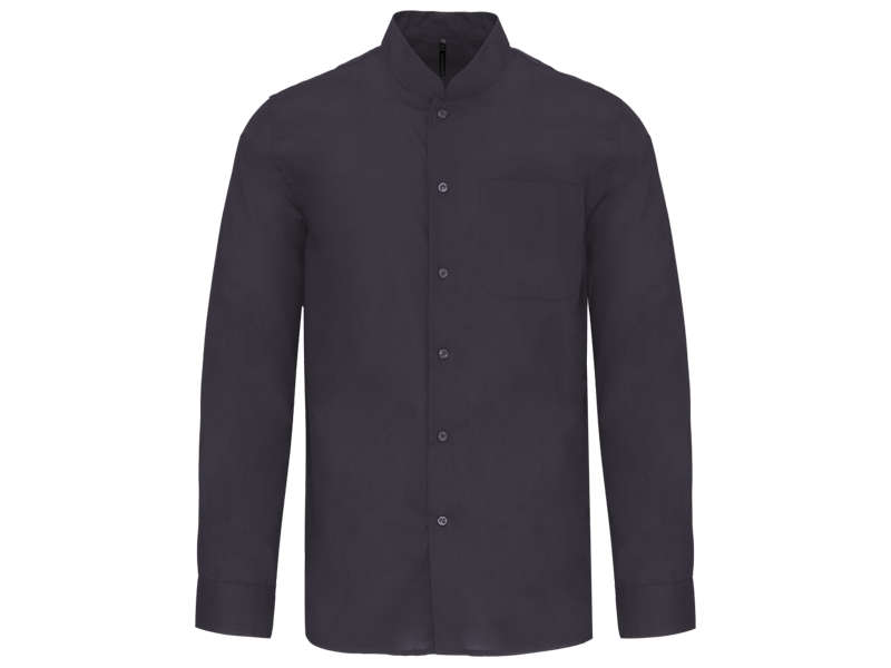 Kariban Herenoverhemd met "Mao" kraag lange mouwen Kariban Herenoverhemd met "Mao" kraag lange mouwen