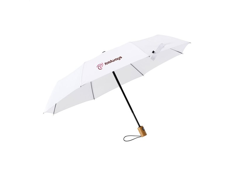 Michigan opvouwbare RPET paraplu 21 inch Michigan opvouwbare RPET paraplu 21 inch