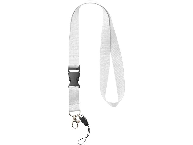 Sagan lanyard met afneembare gesp en telefoonhouder