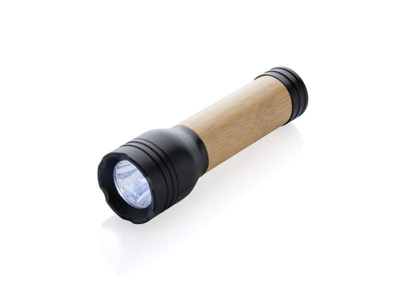 Lucid 1W RCS gerecycled plastic & bamboo zaklamp