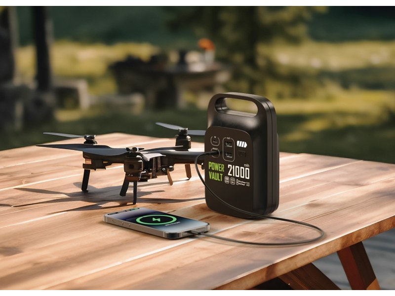 Power Vault RCS gerecycled plastic 21.000 mah power station