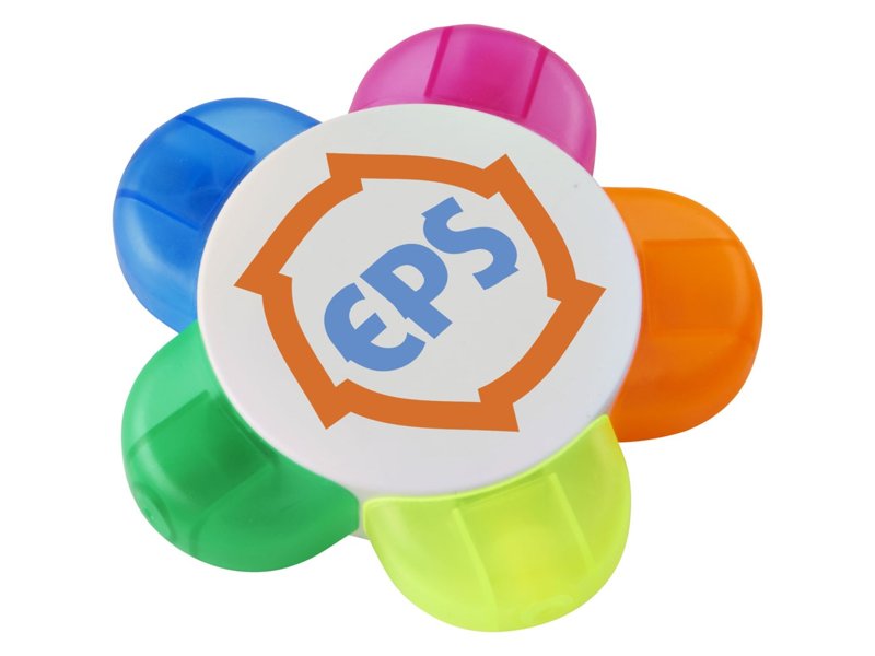 Bloemvormige markeerstiftenset