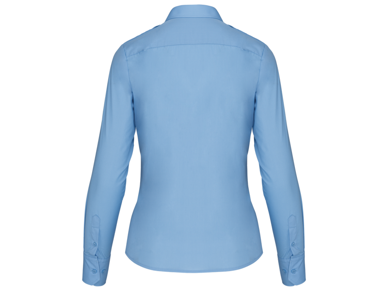 Kariban Damespilootoverhemd lange mouwen