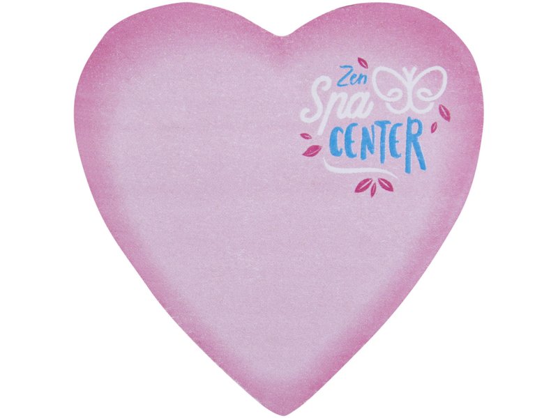 Sticky-Mate® hartvormige gerecyclede sticky notes Sticky-Mate® hartvormige gerecyclede sticky notes