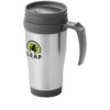 Handige thermosbeker met handvat, snel met eigen logo leverbaar Handige thermosbeker met handvat, snel met eigen logo leverbaar