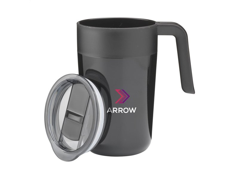 Fika Recycled PP Steel Cup 400 ml thermosbeker