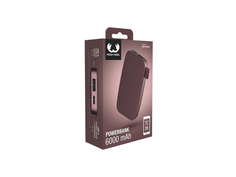 Fresh 'n Rebel Powerbank 6000 mAh USB-C Fresh 'n Rebel Powerbank 6000 mAh USB-C