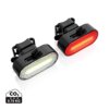 Lumino RCS rplastic USB-oplaadbare fietslamp set