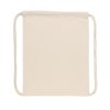 Impact AWARE™ gerecycled katoenen rugzak met trekkoord 145gr