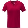 Somoto Dames T-shirt met V-hals en korte mouwen