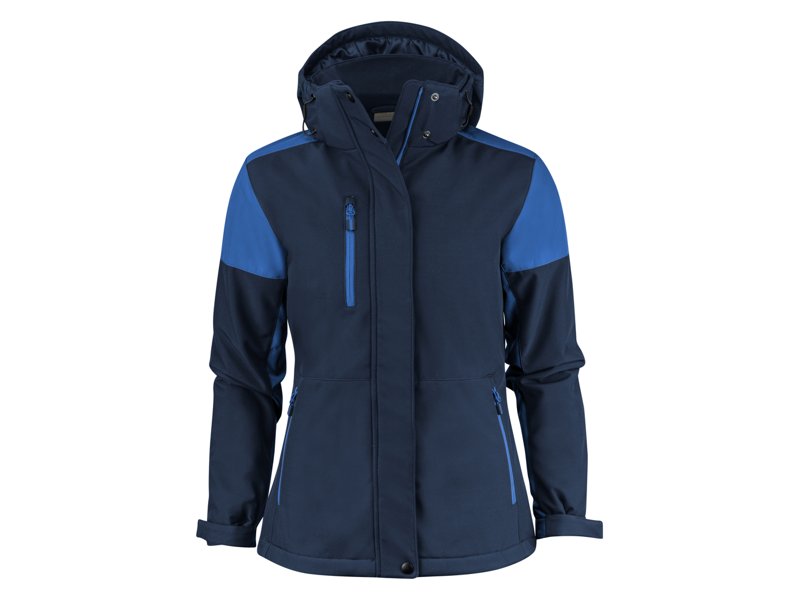 Printer Prime padded softshell damesjas