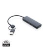 RCS gerecyclede plastic USB-hub met dual input RCS gerecyclede plastic USB-hub met dual input