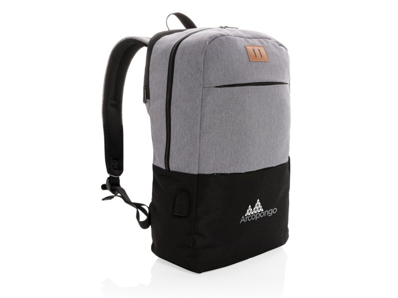 Modern 15.6" USB & RFID laptop rugzak PVC vrij Modern 15.6" USB & RFID laptop rugzak PVC vrij