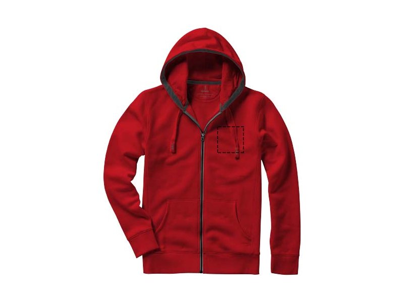 Arora heren hoodie met ritssluiting Arora heren hoodie met ritssluiting