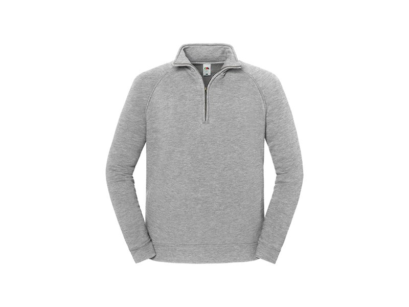 Fruit of the Loom Iconic Zip Neck Sweater