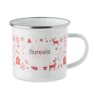 Kerst emaille mok 300ml SEASOMEL