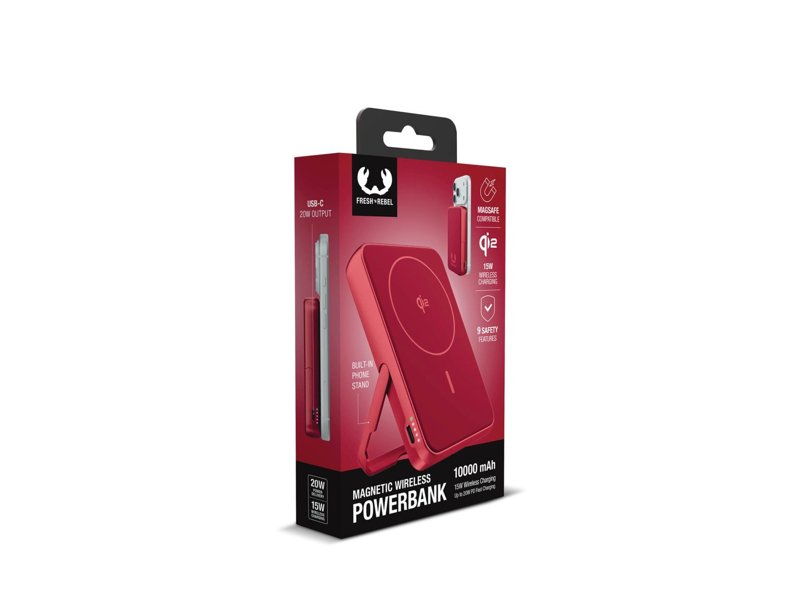 Fresh 'n Rebel Draadloze Powerbank 10000mAh Geschikt voor MagSafe