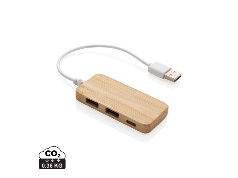 Bamboo hub met type C Bamboo hub met type C
