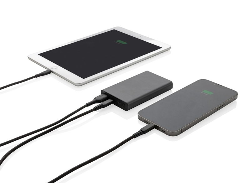 Terra RCS gerecyclede aluminium powerbank 5.000 mAh Terra RCS gerecyclede aluminium powerbank 5.000 mAh