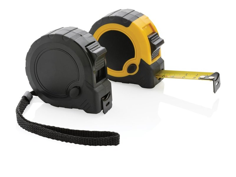 RCS gerecycled plastic 5M/19 mm rolmaat met stop knop RCS gerecycled plastic 5M/19 mm rolmaat met stop knop