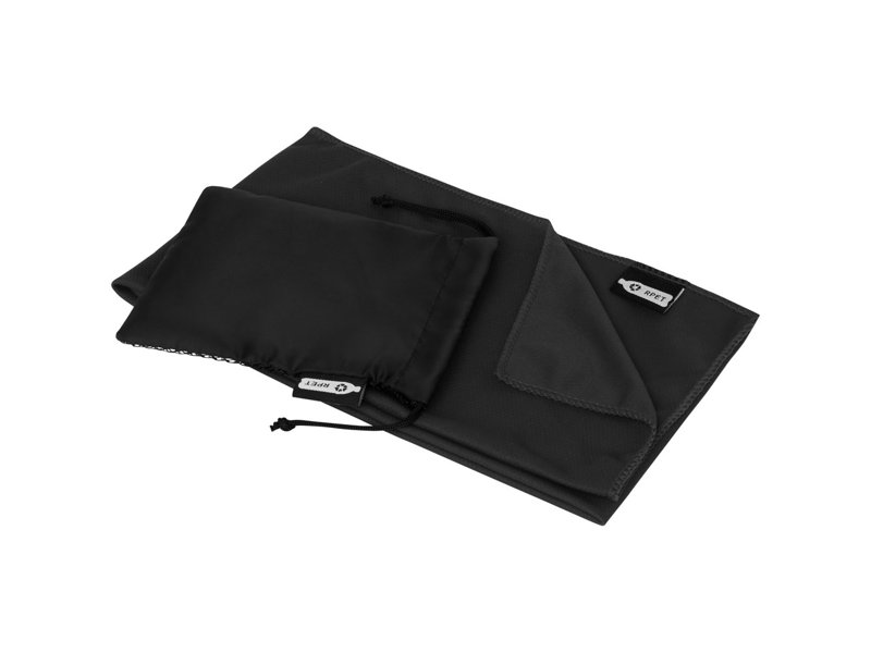 Raquel gerecyclede PET sport koelhanddoek in een pouch