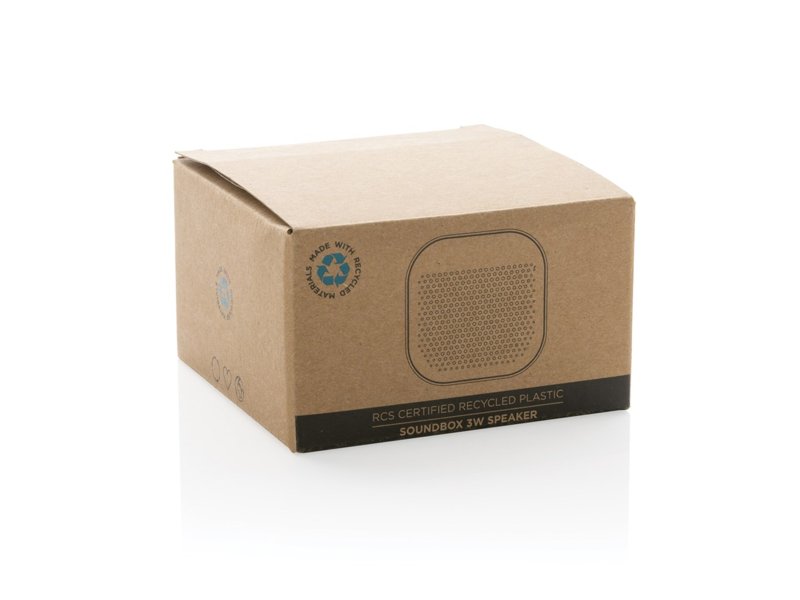 RCS gerecycled plastic Soundbox 3W speaker