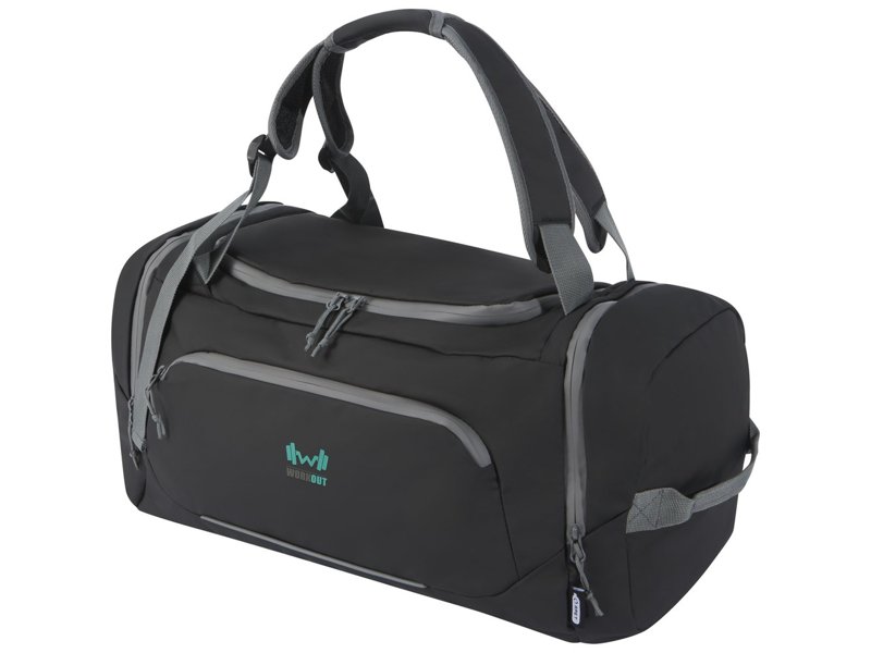 Aqua gerecyclede waterbestendige duffelrugzak 35 l